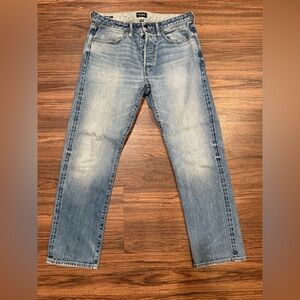 Todd Snyder Straight Fit Japanese Selvage Jean. Size 30/30.